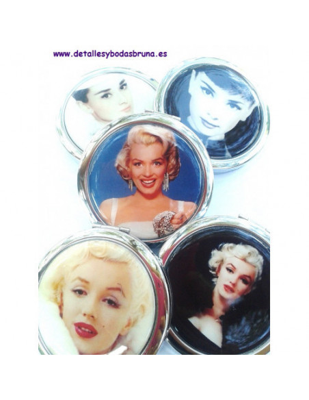 Espejo Vintage Audrey y Marilyn