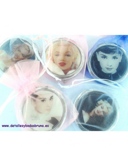 Espejo Vintage Audrey y Marilyn