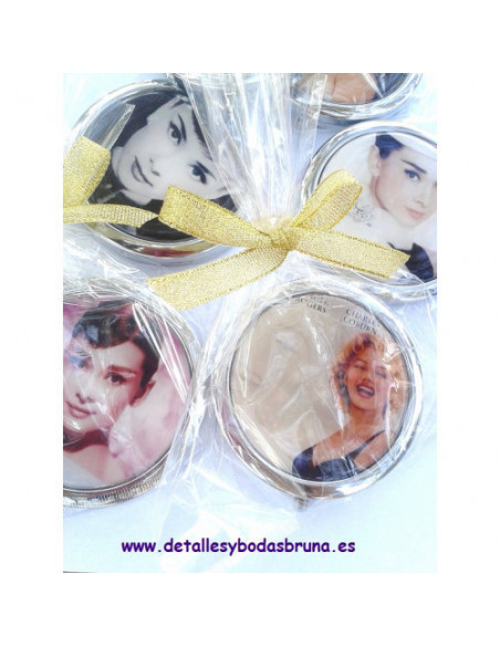 Espejo Vintage Audrey y Marilyn