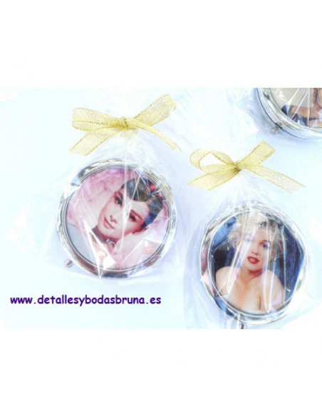 Espejo Vintage Audrey y Marilyn