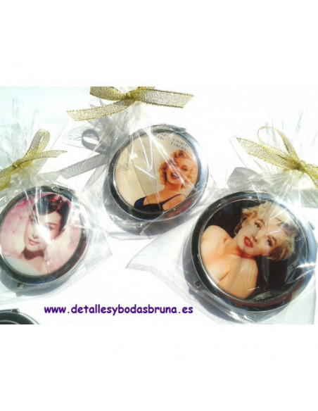 Espejo Vintage Audrey y Marilyn