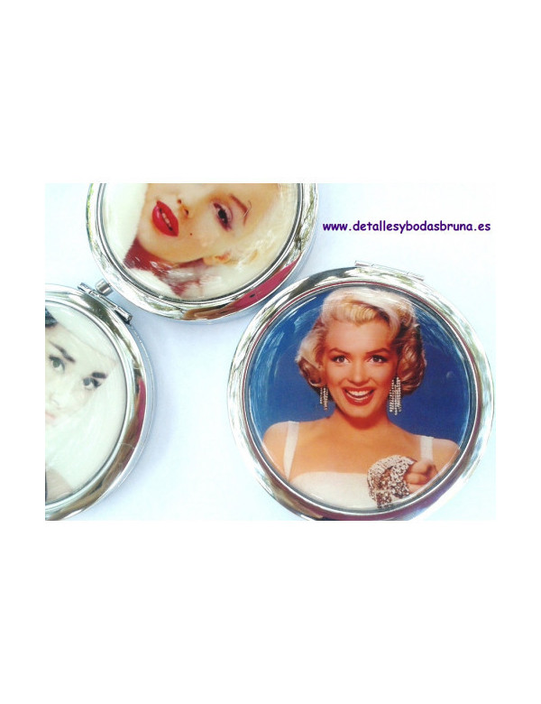 Espejo Vintage Audrey y Marilyn