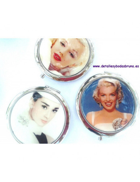 Espejo Vintage Audrey y Marilyn
