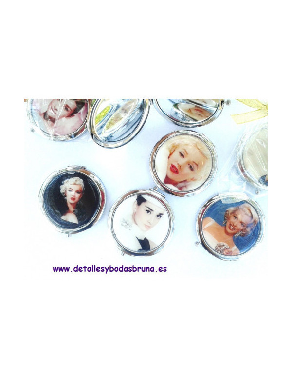 Espejo Vintage Audrey y Marilyn