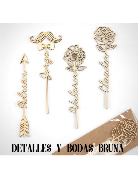 Marcasitios de Madera Personalizados