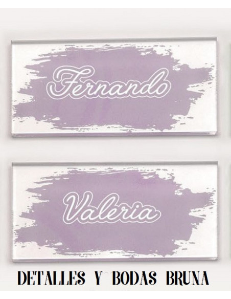 Marcasitios de Metacrilato Colores a elegir