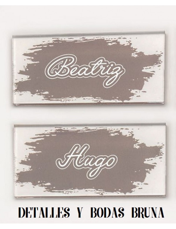 Marcasitios de Metacrilato Colores a elegir