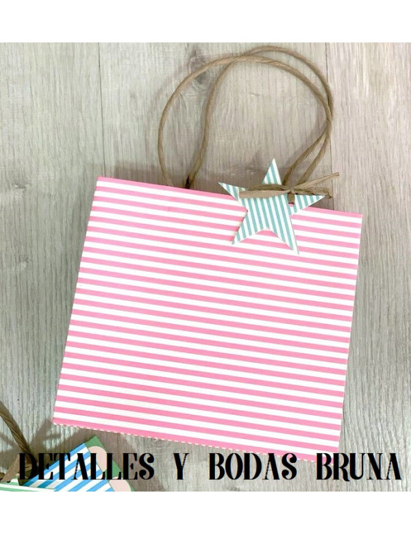 Bolsa con Asa Rayas Estrella