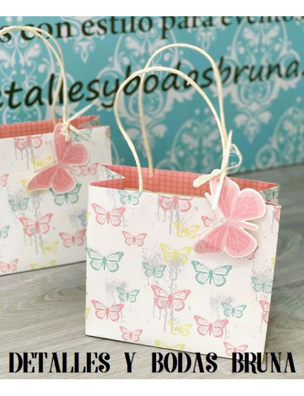 Bolsas de papel con diseño comunión para candybar o regalo