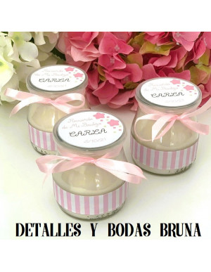 Vela Personalizada para Bautizo Estrellas y Rayas - ELIGE...