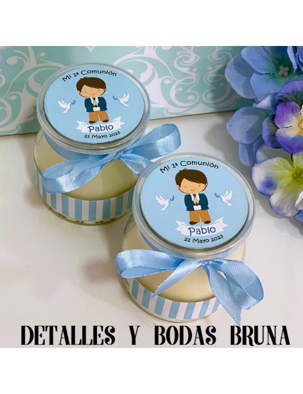 Vela para Primera Comunión Niño Personalizada