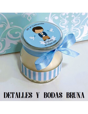 Vela Personalizada para Comunión Niño 2