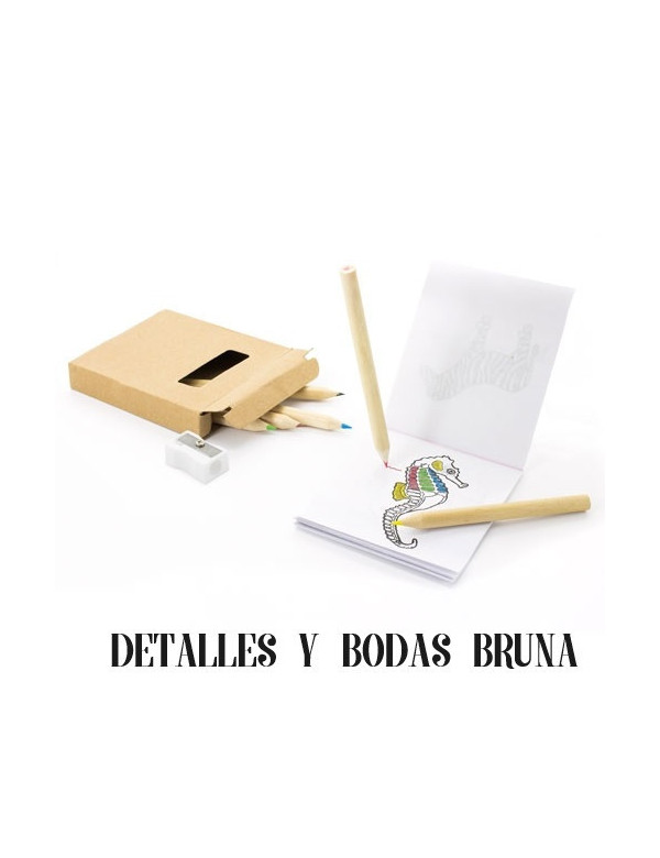 Conjunto para Colorear con Libreta