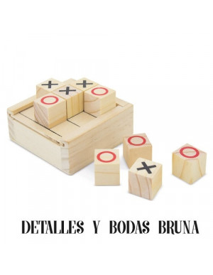 Juego 3 en Raya de Madera