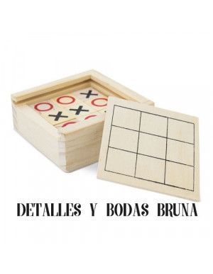 Juego 3 en Raya de Madera 2