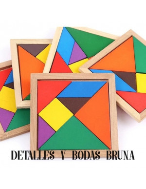 Puzzle de Madera Tangram 2