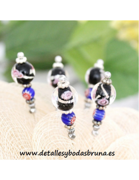 Alfiler de novia de cristal bola