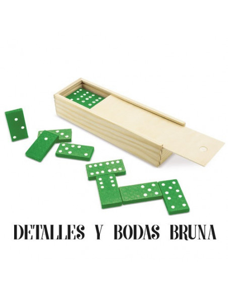 Domino de Madera para Comunion Verde