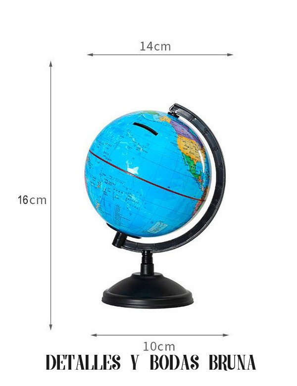 Hucha Bola del Mundo para Comunion