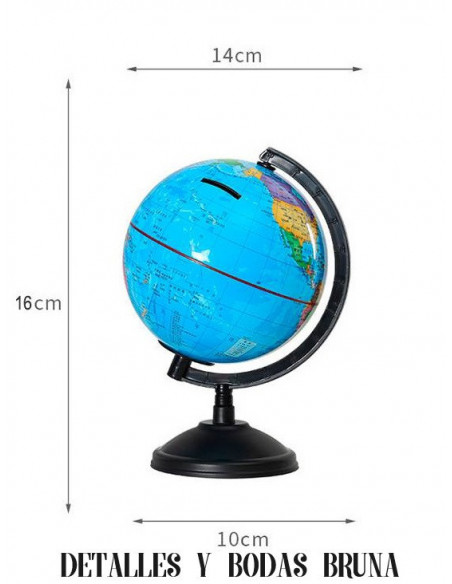 Hucha Bola del Mundo para Comunion