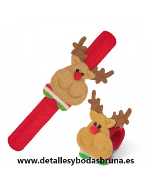 Pulsera de Navidad Reno