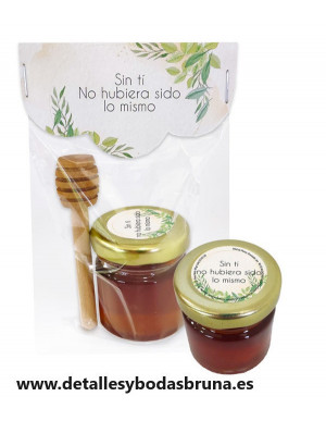Pack de Miel para Boda y Comunión con Cuchara