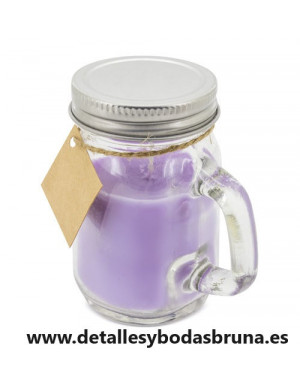 Vela Aromática Jarra Lila