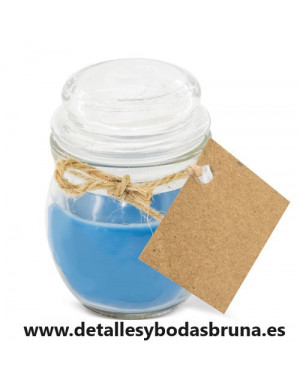 Vela Aromática Bombonera Azul 25 unidades