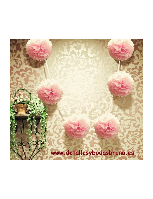 Guirnalda de Pompones ESCOGE COLOR