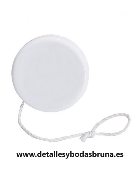 Yoyo Blanco de Plástico