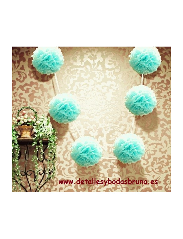 Guirnalda de Pompones ESCOGE COLOR