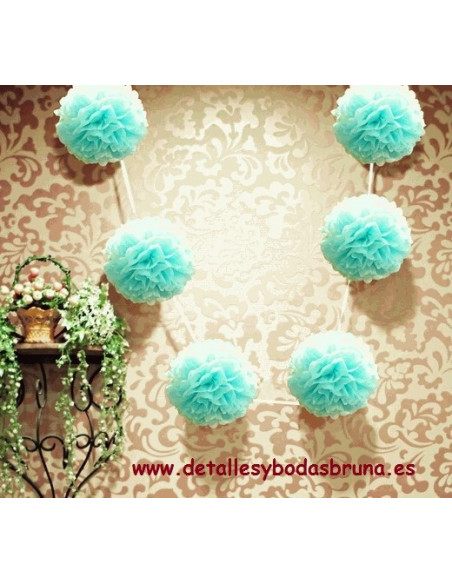 Guirnalda de Pompones ESCOGE COLOR