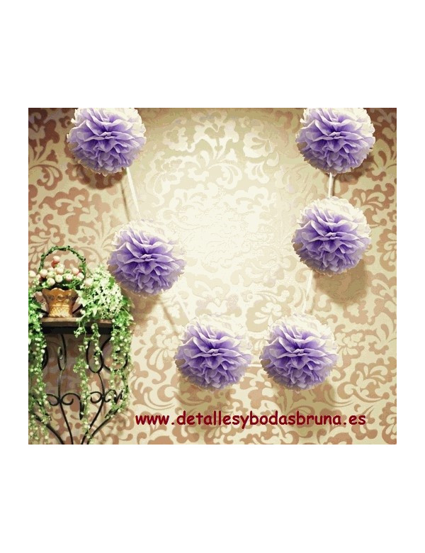 Guirnalda de Pompones ESCOGE COLOR