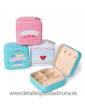 Joyero Frases Pastel Boda Mujer