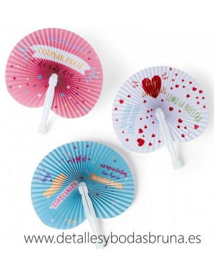 Pay pay Plegable Frases Colores Pastel