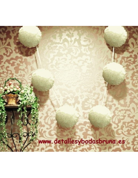 Guirnalda de Pompones ESCOGE COLOR