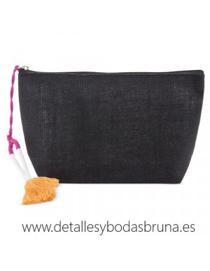 Neceser de Yute Étnico Negro