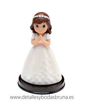Figura Niña de Comunión Flores