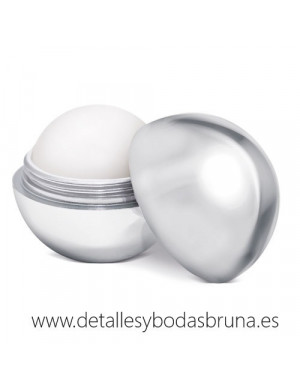 Bálsamo Labial Bola Plata