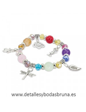 Pulsera Bolas Charm Libélula 2