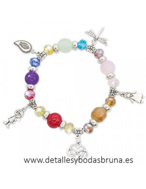Pulsera Bolas Charm Libélula