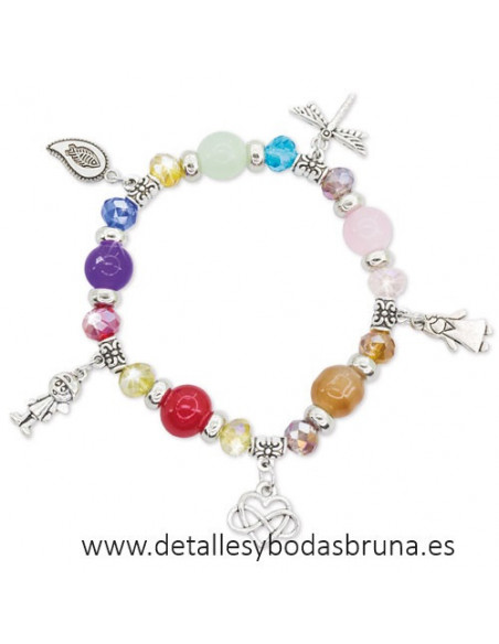 Pulsera Bolas Charm Libélula