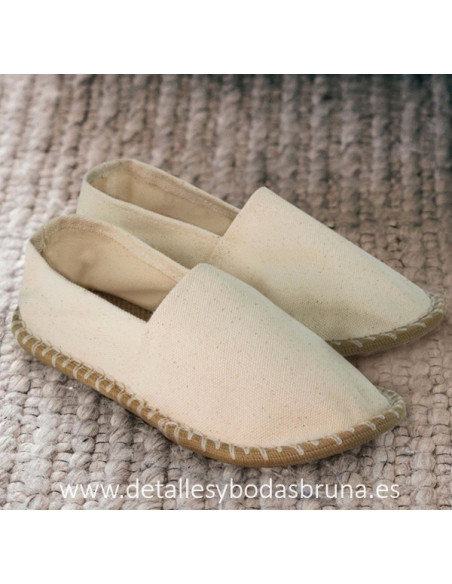 Alpargatas Beige Boda