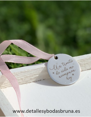 Medalla Ramo de Novia Personalizada 2