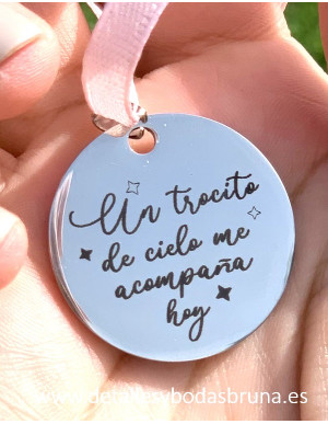Medalla Ramo de Novia Personalizada