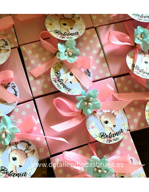 Tarjetas Personalizadas Bautizo Ciervo 2