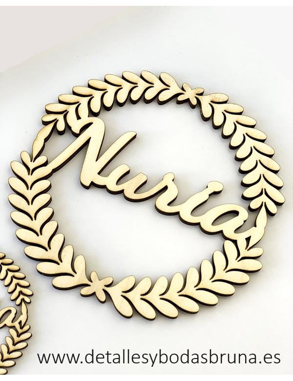 Corona de Madera Personalizada