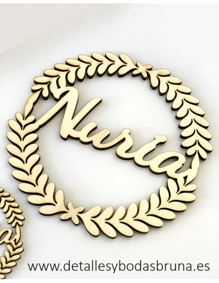 Corona de Madera Personalizada