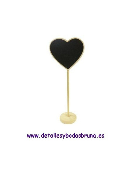 Pizarra Corazón con peana