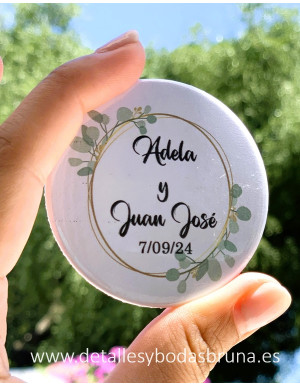 Abrebotellas Imán Personalizado Hojas